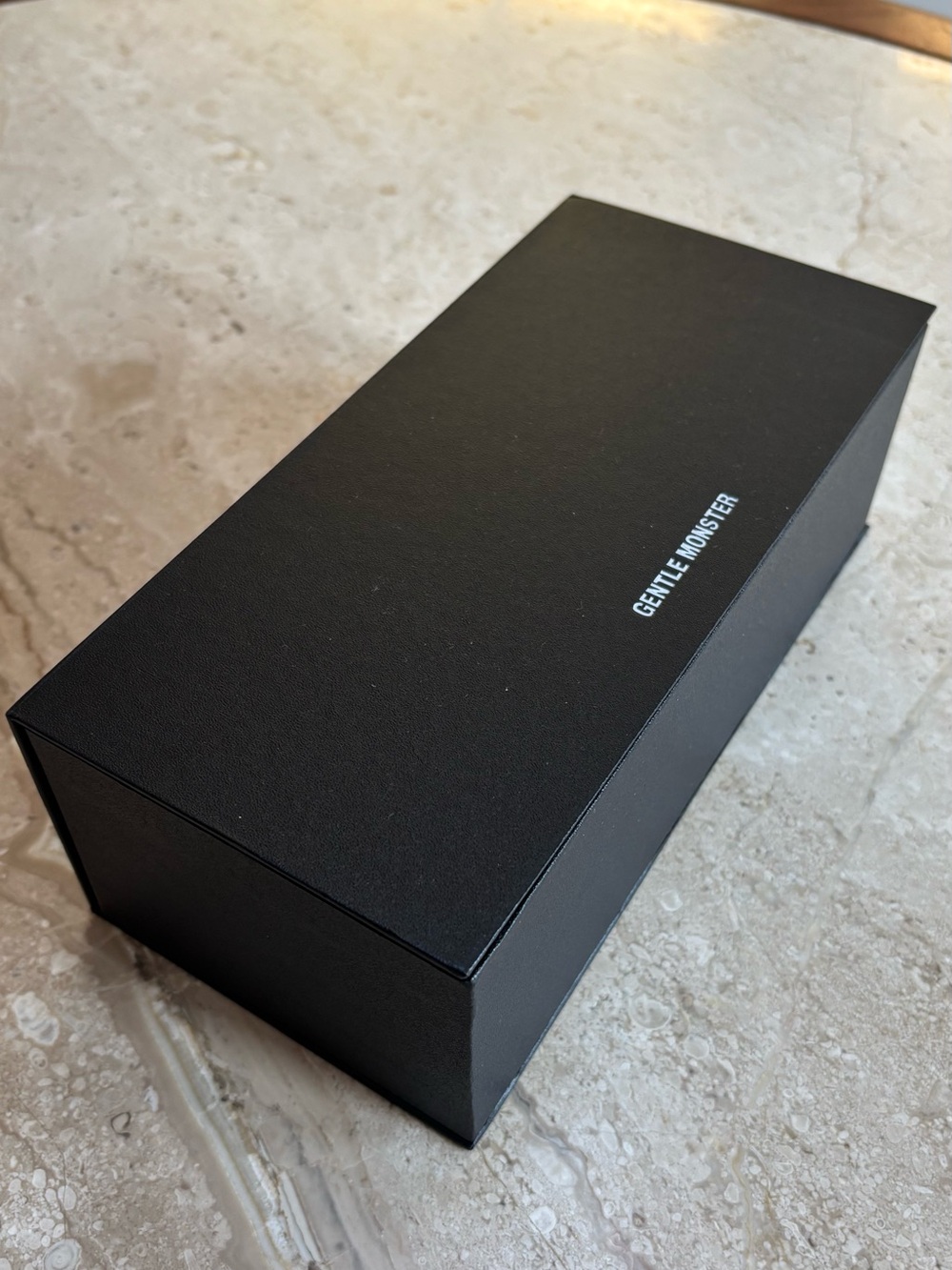 Gentle Monster Black Sunglasses Box with Logo